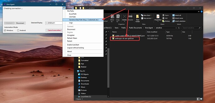 Sensitive folder